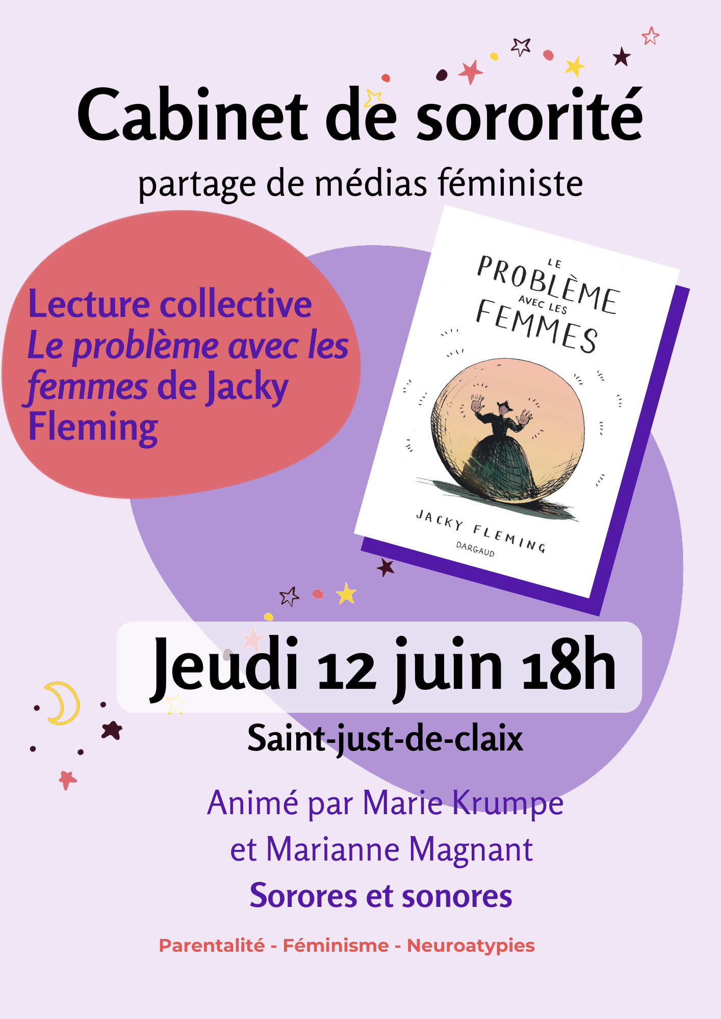 Affiche prochain cabinet de sororité